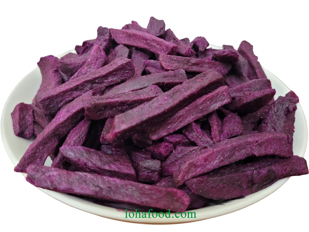 CRISPY DRIED PURPLE SWEET POTATO